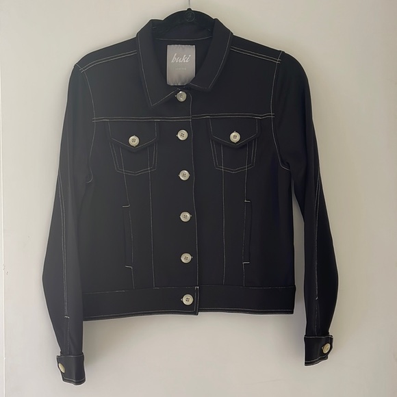♻️DONATED DEC. 2023♻️ 
NWOT Buki Neo-Tech Jacket in Black size S - Picture 1 of 9